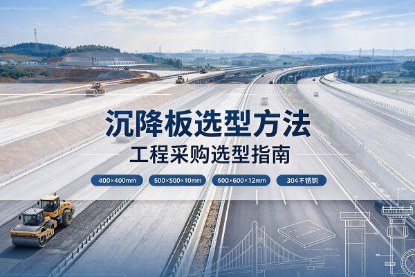 乐至沉降板选择方法