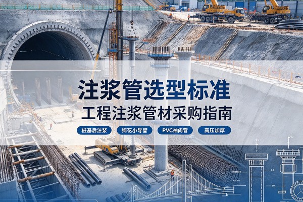 乐至注浆管选型标准
