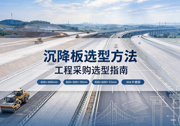 乐至沉降板选择方法