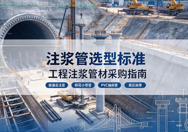 乐至注浆管选型标准